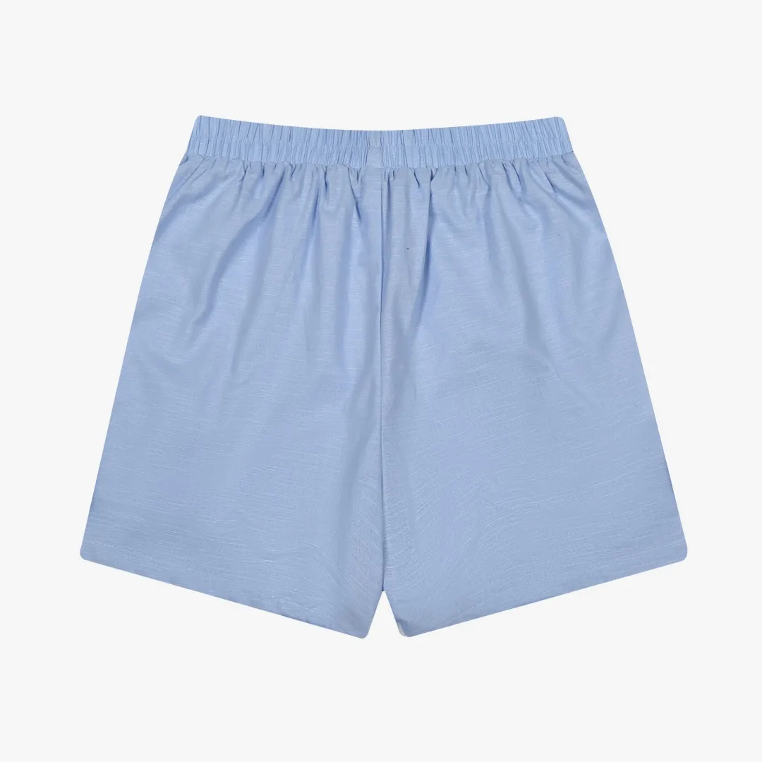 P210 White background picture [High-end quality] Style number: 25052# Color: Navy blue/off-white/light khaki/ice blue/dark khaki Size: S to XL - Ralph Lauren/Ralph Lauren 25SS Summer hot item high-quality lazy old money style linen couple style five-point shorts - originality restoration 105% cotton blended bamboo linen on the face Super soft nylon elastic in the same color ✅ - 100% restored workmanship Short five-point version, double-layered inside and outside to prevent exposure, double stitching to cover the independent waistband ✅ - Professional washing before the car, the texture of the fabric is tight and soft ✅ - RL/Ralph Lauren linen shorts are simply a summer savior. The linen material allows every pore to breathe freely, say goodbye to sticky heat. Walking on the road, the wind blows, and the heat all over the body is instantly smoothed away. The bamboo texture is natural and unique, simple and pure texture, full of laziness and old money style.